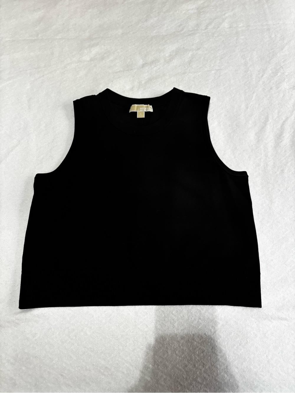 MICHAEL Michael Kors Black Sleeveless Knit Tank
